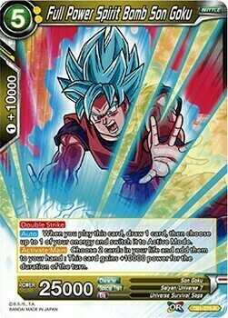 Full Power Spirit Bomb Son Goku Card Front