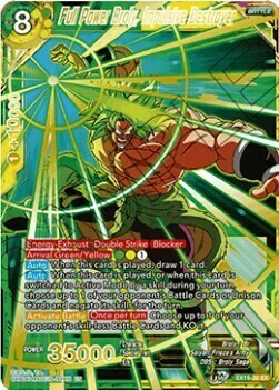 Full Power Broly, Impulsive Destroyer Card Front