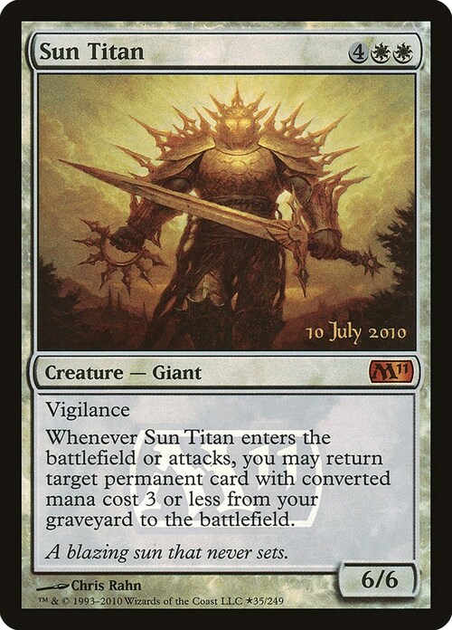 Sun Titan Card Front