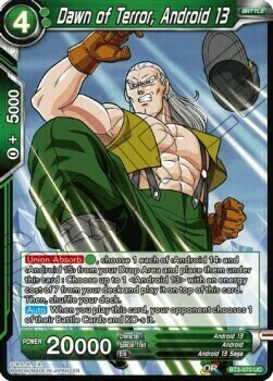 Dawn of Terror, Android 13 Card Front