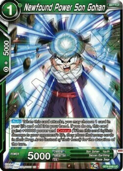 Newfound Power Son Gohan Card Front