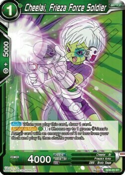 Cheelai, Frieza Force Soldier Card Front