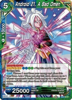 Android 21, A Bad Omen Card Front