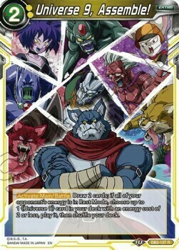 Universe 9, Assemble! Card Front