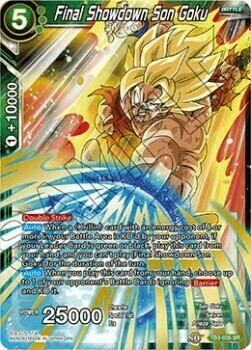 Final Showdown Son Goku Card Front