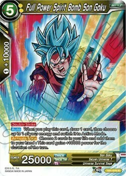 Full Power Spirit Bomb Son Goku Card Front