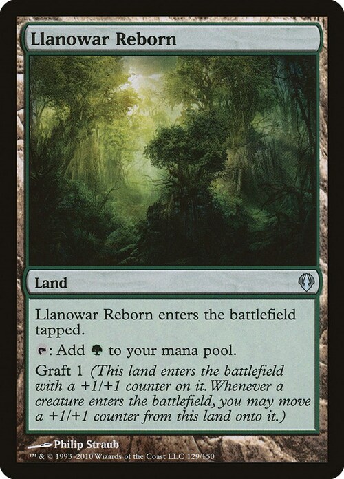 Llanowar Reborn Card Front