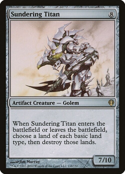 Sundering Titan Card Front