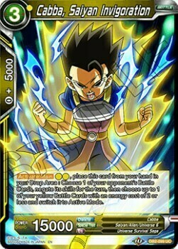 Cabba, Saiyan Invigoration Card Front