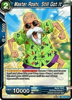 Master Roshi, Still Got It Card Front