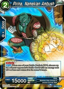 Pirina, Namekian Ambush Card Front