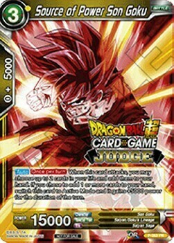 Source of Power Son Goku Card Front