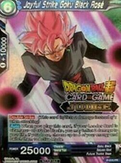 Joyful Strike Goku Black Rose Card Front