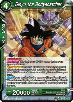 Ginyu the Bodysnatcher Card Front