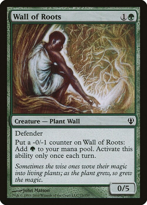 Wall of Roots Card Front