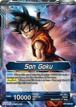 Son Goku // Super Saiyan Blue Son Goku Card Front