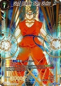 God Break Son Goku Card Front