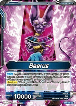 Beerus // Beerus, God of Destruction Card Front