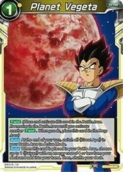 Planet Vegeta Card Front