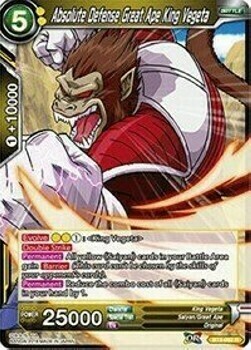 Absolute Defense Great Ape King Vegeta Card Front