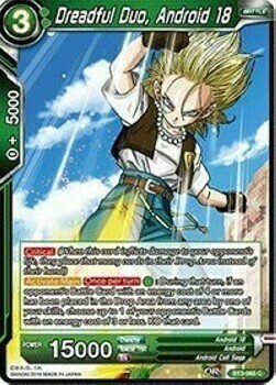 Dreadful Duo, Android 18 Card Front