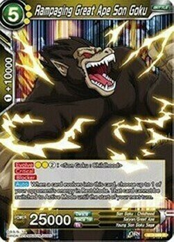 Rampaging Great Ape Son Goku Card Front