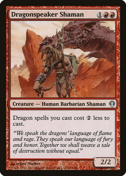 Dragonspeaker Shaman Card Front