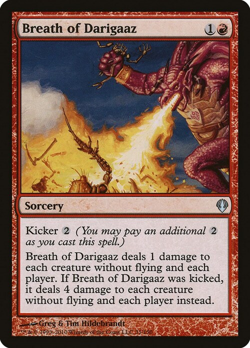 Breath of Darigaaz Card Front