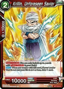 Krillin, Unforeseen Savior Card Front