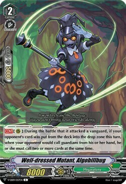 Well-dressed Mutant, Algobillbug Card Front