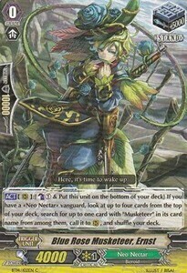 Blue Rose Musketeer, Ernst Card Front