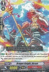 Dragon Knight, Akram Card Front