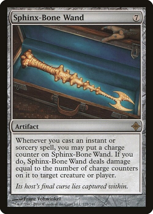 Sphinx-Bone Wand Card Front