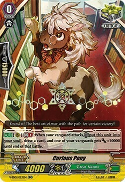 Curious Pony Card Front