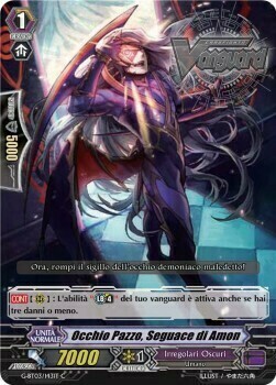 Amon's Follower, Mad Eye Card Front