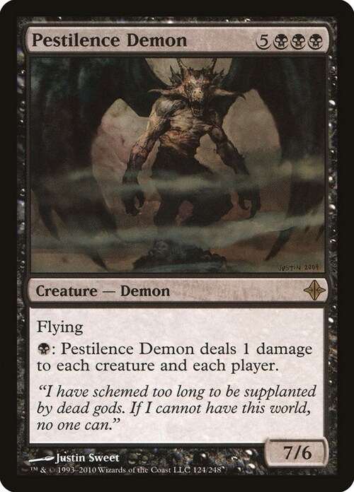 Pestilence Demon Card Front