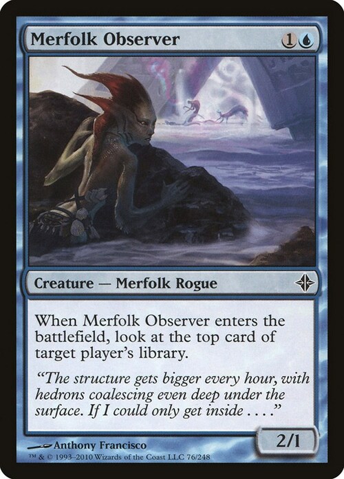 Merfolk Observer Card Front