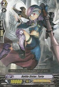 Battle Sister, Tarte Card Front