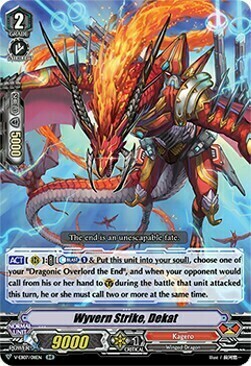 Wyvern Strike, Dekat Card Front