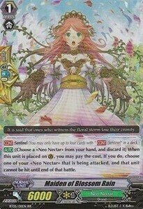 Maiden of Blossom Rain Card Front