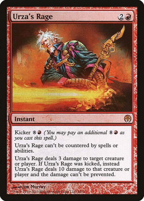 Urza's Rage Card Front