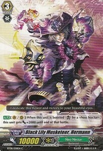 Black Lily Musketeer, Hermann Card Front