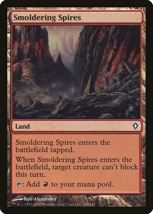 Smoldering Spires Card Front