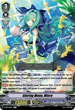 Glaring Moon, Miera Card Front