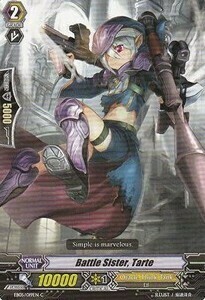 Battle Sister, Tarte Card Front