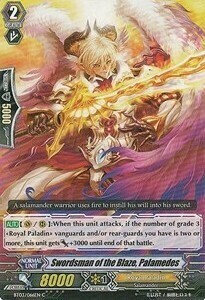 Swordsman of the Blaze, Palamedes Card Front