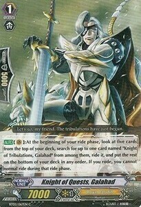 Knight of Quests, Galahad Card Front