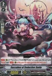 Succubus of Seductive Smile Card Front