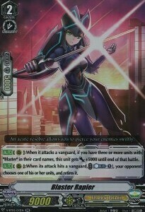 Blaster Rapier Card Front