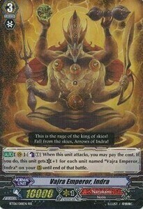 Vajra Emperor, Indra Card Front